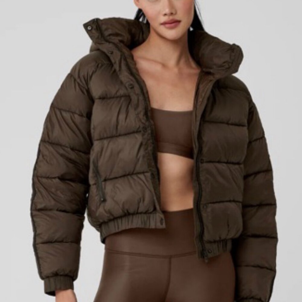Alo Aspen Love Puffer -- Brown